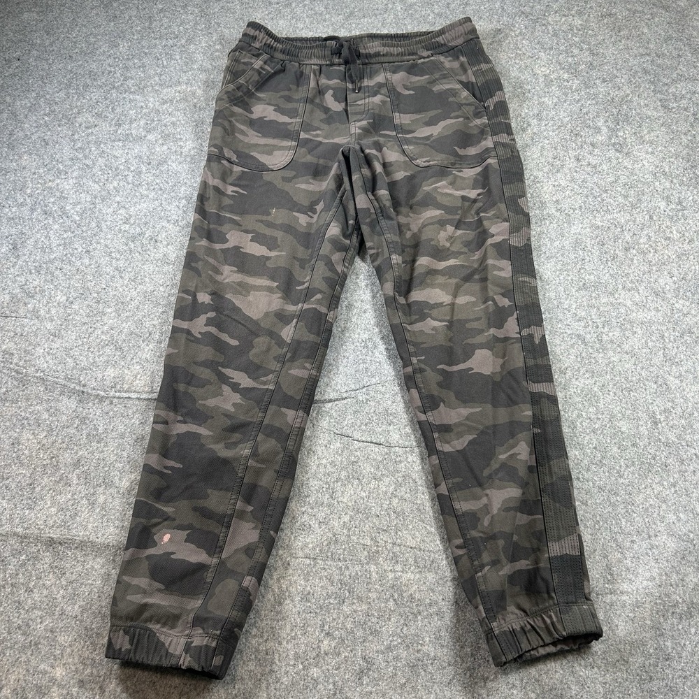 Athleta Pants Women's 6 Camo Farallon Jogger Army Green Athleisure Flaw